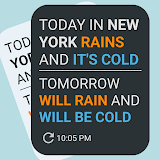 Textual Weather (Material You) icon
