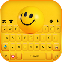 Фон клавиатуры Rolling Happy Emoji