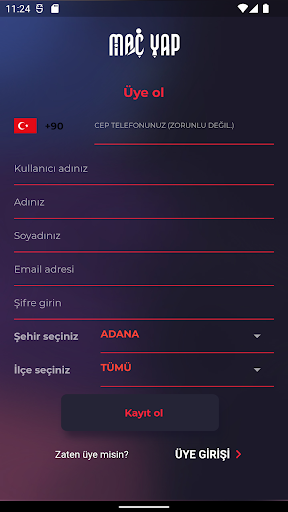 MaçYap Screen 2
