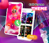 screenshot of Call Screen Themes Color Phone