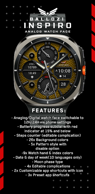 Ballozi INSPIRO Analog Hybrid screenshot 1