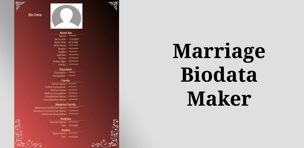 Marriage Biodata Maker - Latest version for Android - Download APK