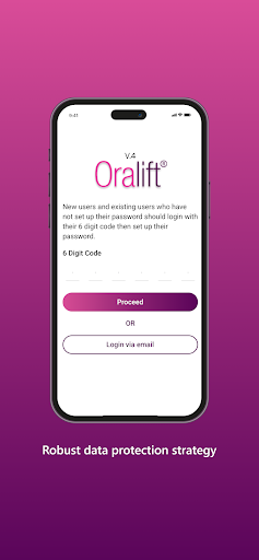 Android application Oralift screenshort