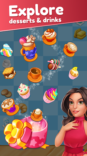 Joy Cafe: Tasty Merge Games screenshots 2