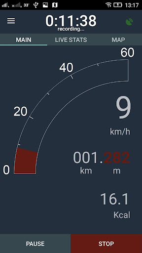 Screenshot of Bike Computer - Cycling Tool