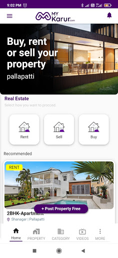 Android application MyKarur Classifieds screenshort