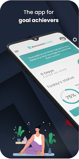 Android application AccountaBuddy: Goal Tracker screenshort