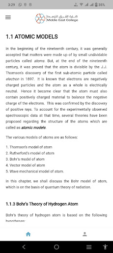 Android application Atomic and Quantum Physics screenshort