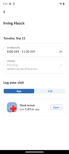 Addus Connect Screen 3