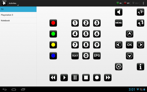 LIRC-Client Screen 2