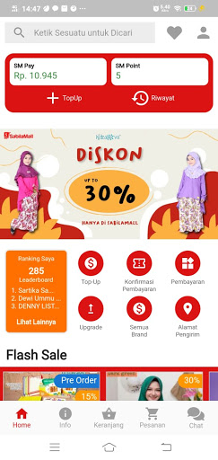 SabilaMall Screen 2