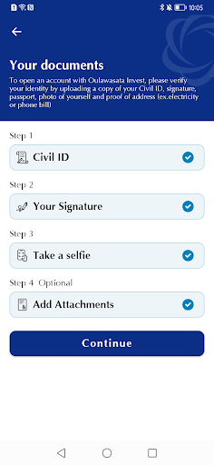 Oula Wasata KYC Screen 3