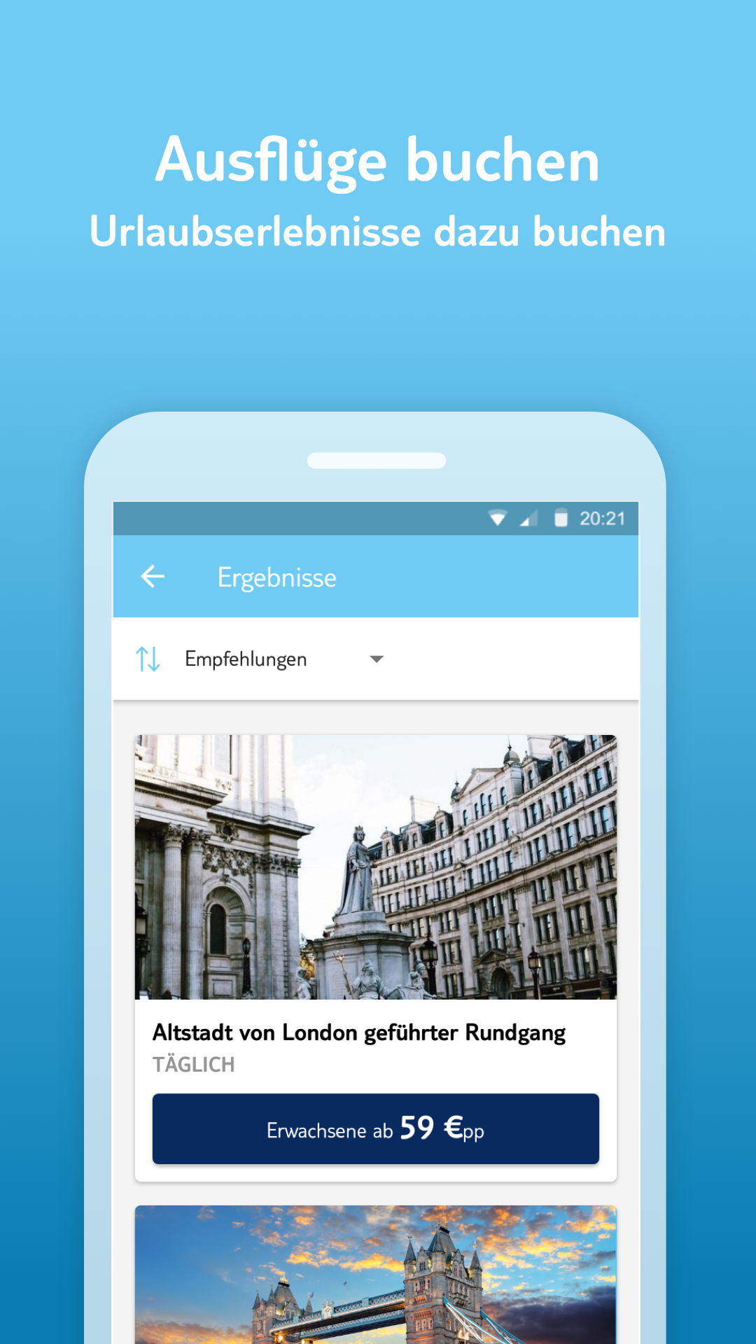 Android application MEINE TUI Urlaub & Reiseportal für Ihre Reise screenshort