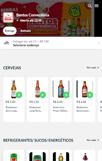 Android application Bentos Conveniência screenshort