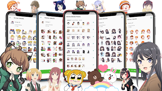 Funny Anime WAStickerApps 4.1 APK + Мод (Unlimited money) за Android