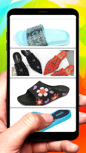Android application Women slippers design screenshort