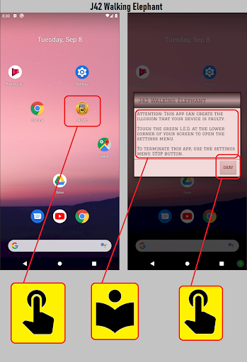 Android application J42 Walking Elephant screenshort