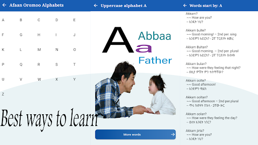 Learn Afaan oromoo Screen 3