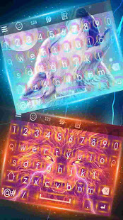 Neon Led Wolf Keyboard 1.3 APK screenshots 3
