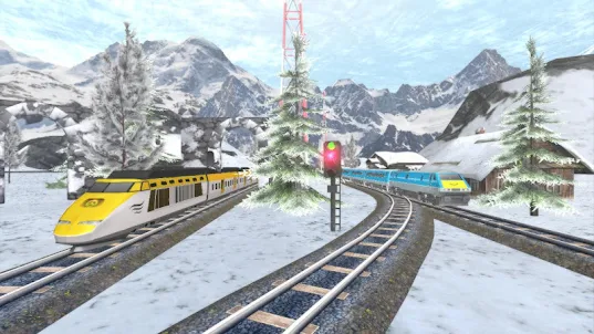 유로 열차 경주 3D