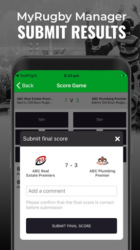 MyRugby Manager