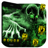 Zombie, Skull, Neon3D иконки тем фоновых HD