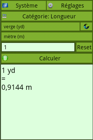 Aperçu de l'application