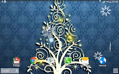 screenshot of 3D Christmas Tree Wallpaper