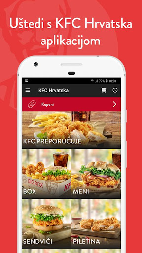 KFC Hrvatska Screenshot 1 - AppWisp.com