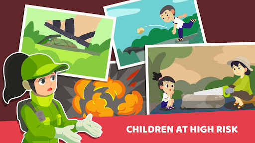 Android application Mine Risk Education screenshort