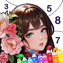 数字で見るアニメ漫画-かわいいぬりえ Mod Apk