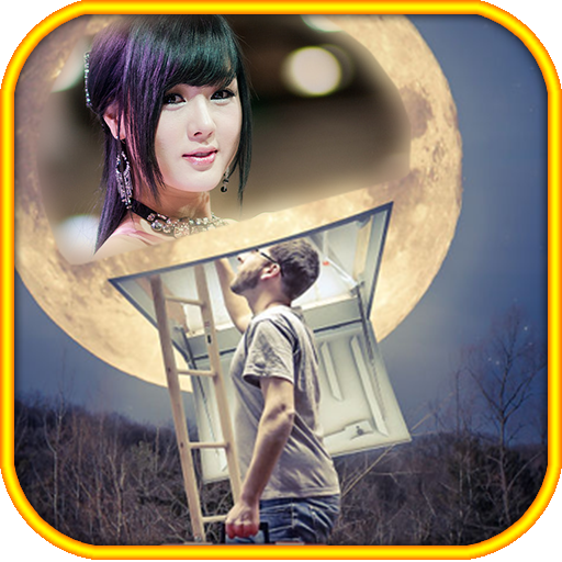 Moon Star Photo Frames montage logo