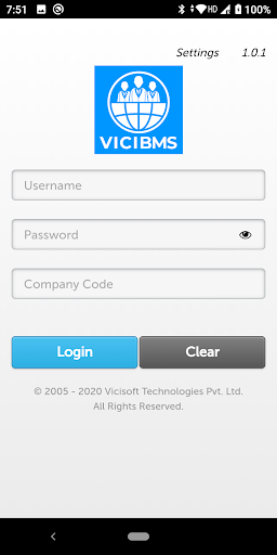 Android application ViciBMS screenshort