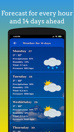 Fun Cloud Weather Screen 3