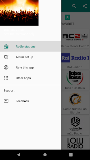 1000 Italy Radio Screen 2