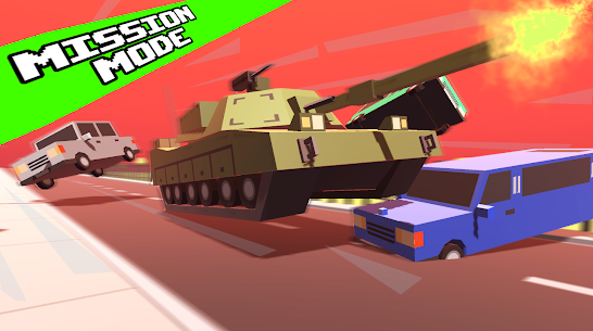 Crazy Road MOD APK: Tank Rampage (Full Unlocked) 1
