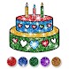 Glitter Birthday Cake Coloring - Androidアプリ