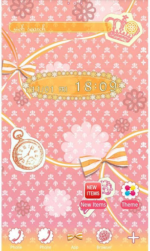 Android application Cute Wallpaper Pink and Daisy screenshort
