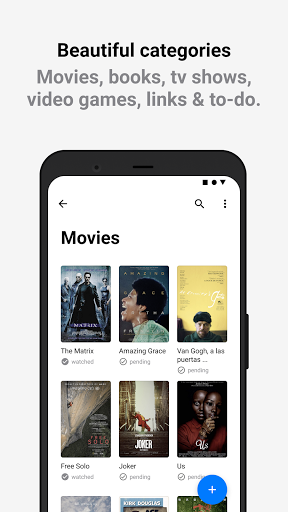 Listy · Beautiful lists Screen 3