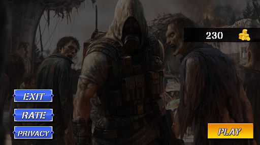 Android application Critical Zombie Shooting War screenshort