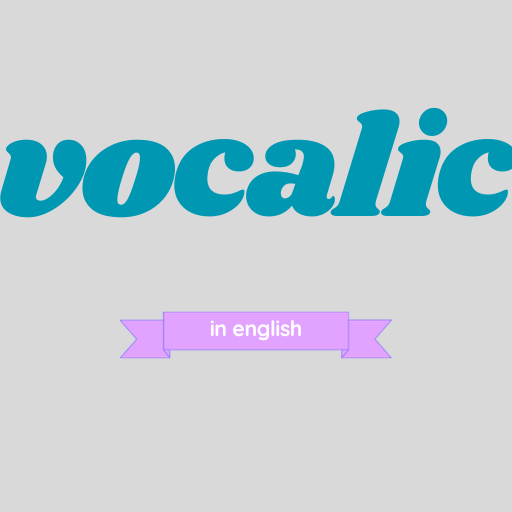 vocalic alliteration logo