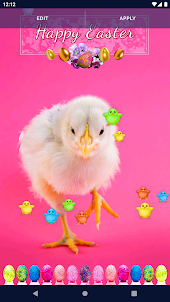 Easter Chicks Live Wallpaper