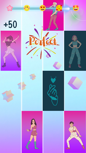 NewJeans Piano Game Screen 3