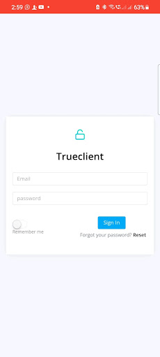 Android application Trueclient screenshort