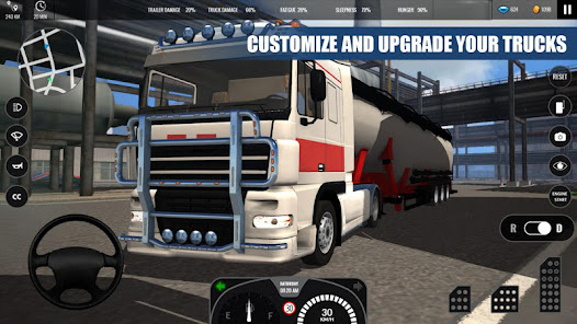 Truck Simulator PRO Europe v2.6.1 MOD APK (Unlimited Money, gold)