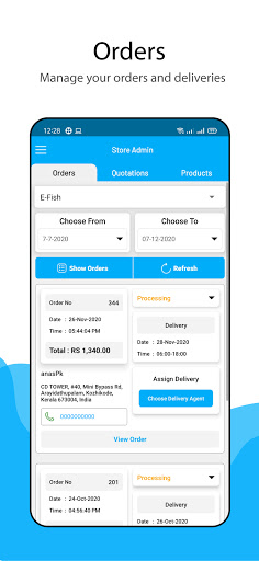 MyCalicut Seller Lite Screen 2