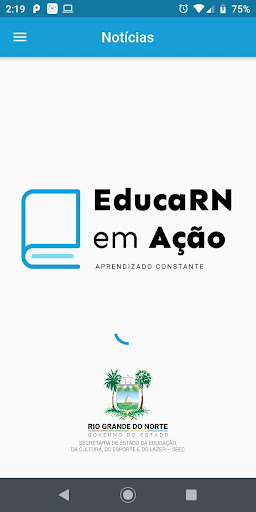 Android application EducaRN em Ação screenshort