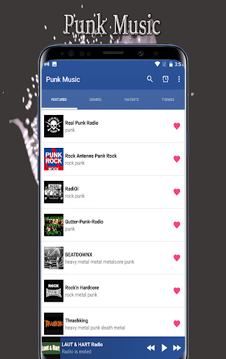 Android application Punk Music screenshort