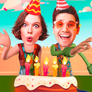Birthday Yourself - put your face in 3D Gif vide  Icon