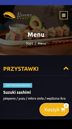 Nanami Sushi Screen 3